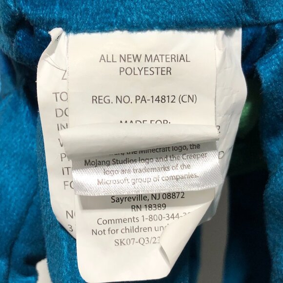 MINECRAFT Earth Glow Squid 19 in Pillow Glow In The Dark Plush - Picture 7 of 11